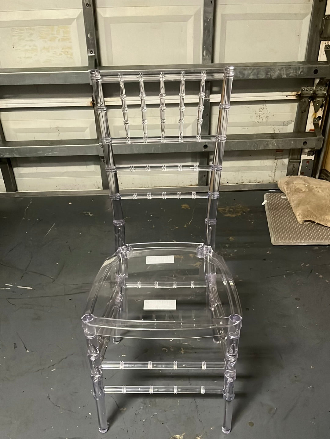 Clear Chiavari Chairs with Cushion