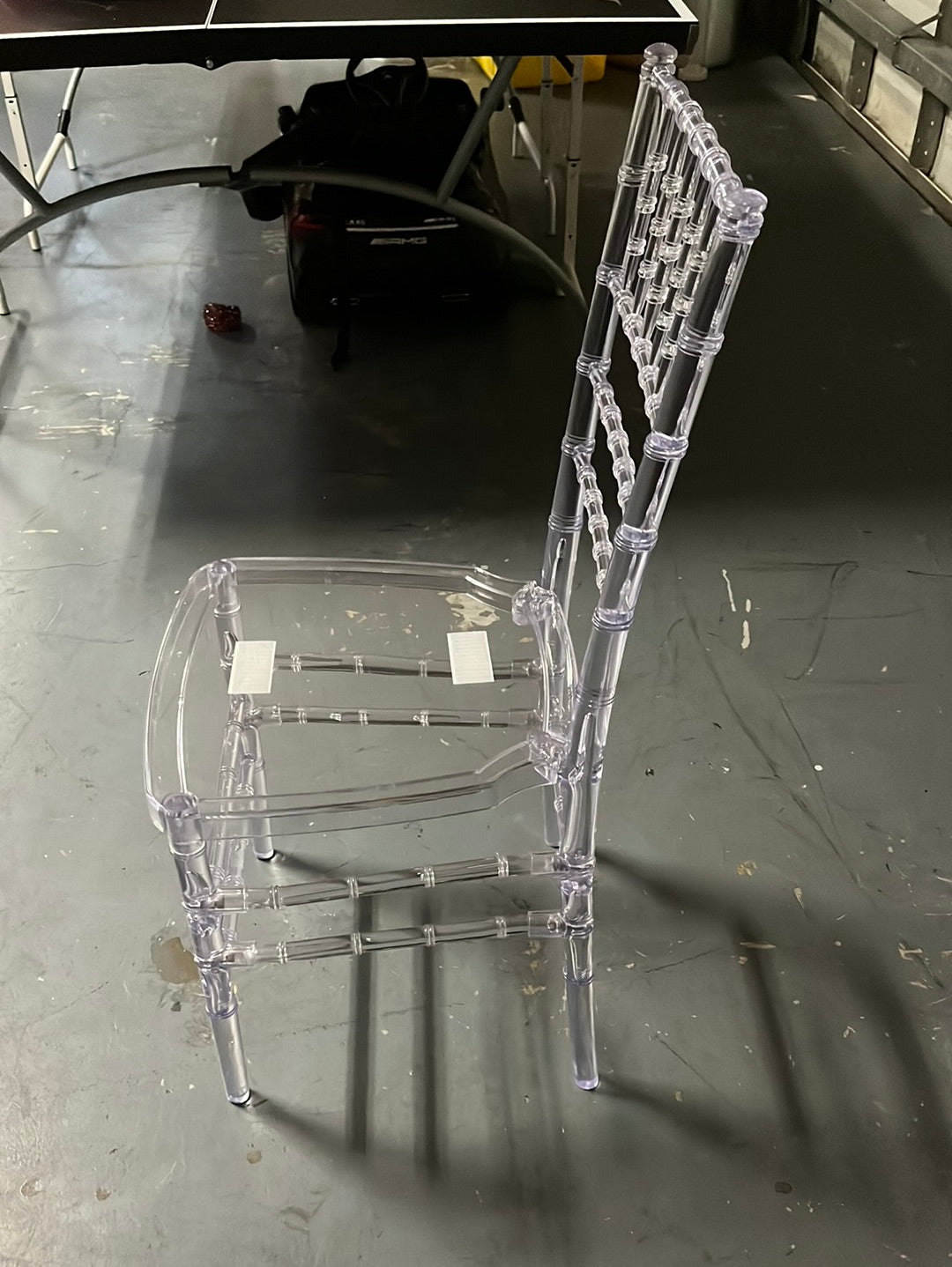 Clear Chiavari Chairs with Cushion